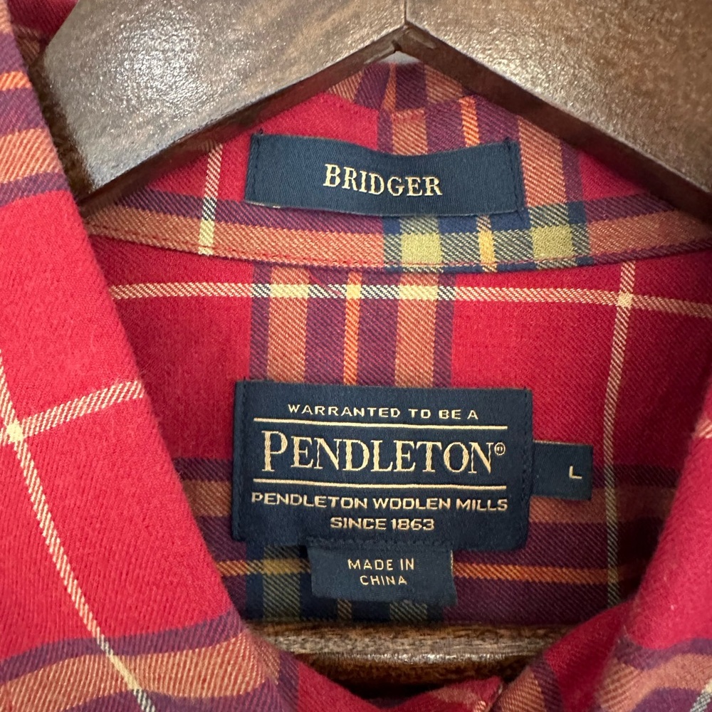 Vintage Pendleton Wool Button Down Size L
